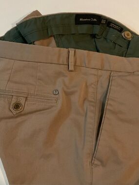 Massimo Dutti Beige/Tan Men's Chino Pants